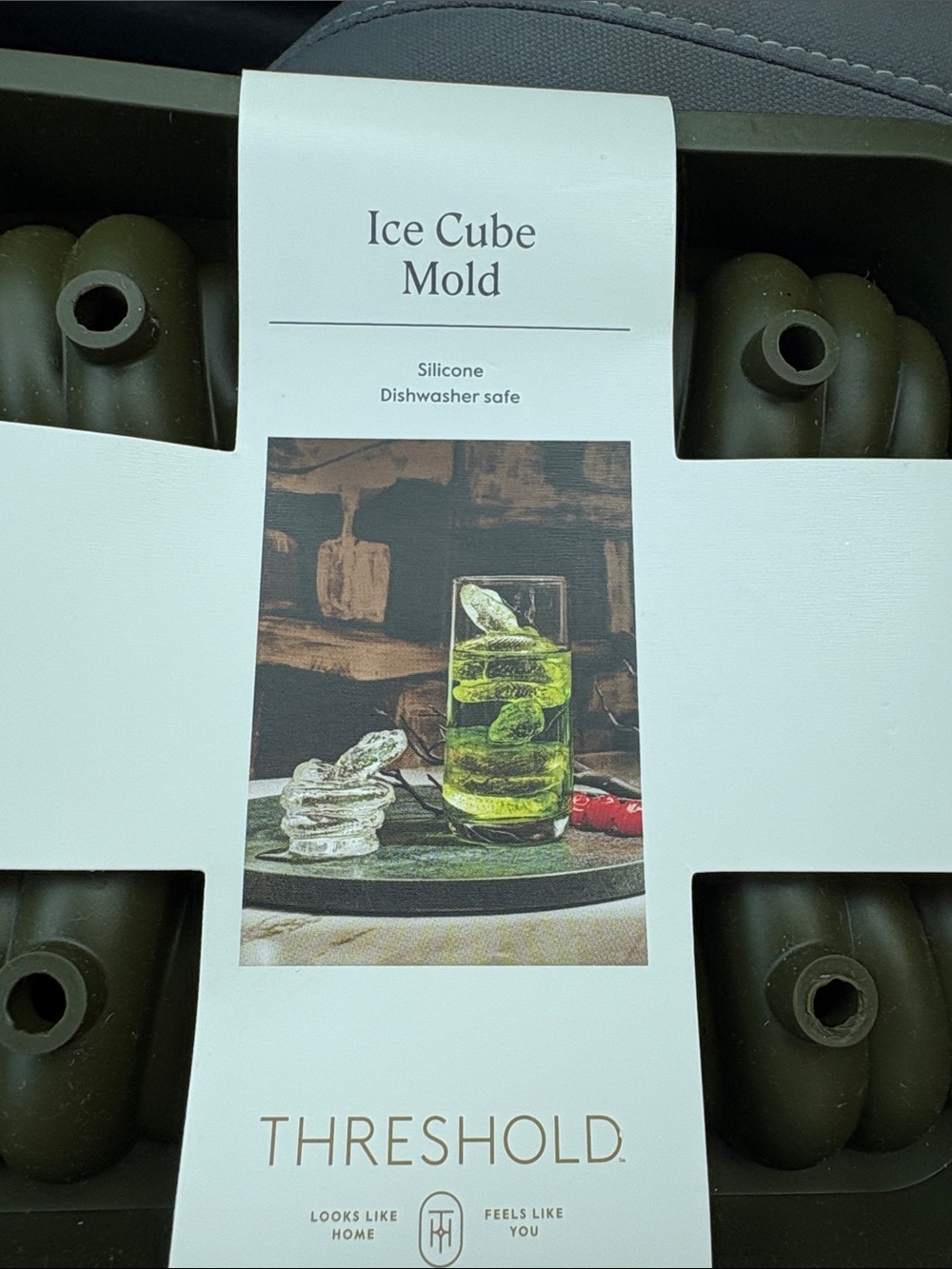 Threshold Snake Silicone Ice Cube Mold Tray